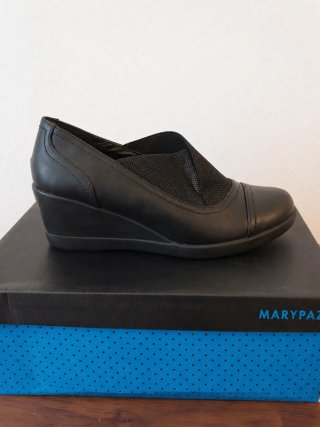 MARYPAZ Scarpe Donna Nere Zeppa Nuove
