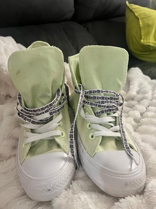 Zapatillas Converse Altas Verdes Talla 41