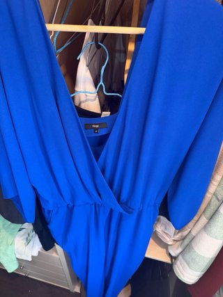 Mono fiesta azul eléctrico