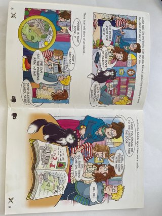2 libros inglés “A maiori Story”“Mystery Island”
