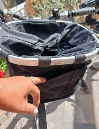 Cesta Bicicleta KLICKfix Portátil + Adaptador