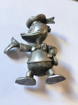 Figura Pato Donald Bronce Disney Colección vintage