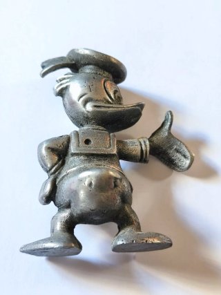 Figura Pato Donald Bronce Disney Colección vintage