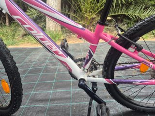 Bicicleta Coluer Niña Rosa y Blanca