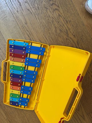 Xilófono infantil amarillo x17