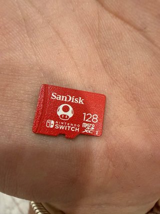 Nintendo Switch OLED Blanca + Caja + SD 128GB