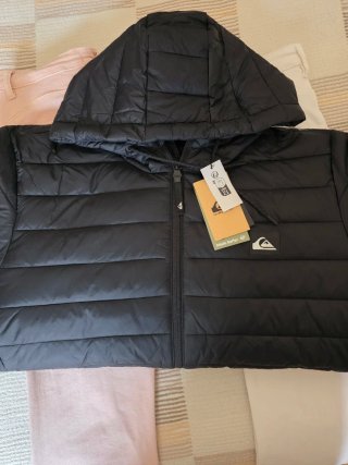 Chaqueta Plumas Quiksilver Negra
