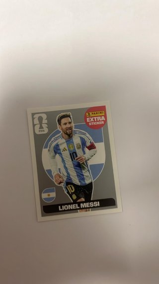 Cromo Lionel Messi Extra Sticker Mundial 2026