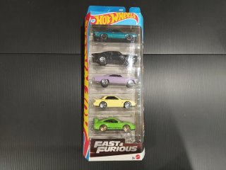 Pack 5 Coches Hot Wheels Fast & Furious