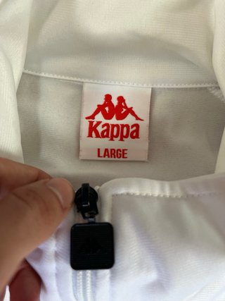 Chándal Kappa Blanco Talla L