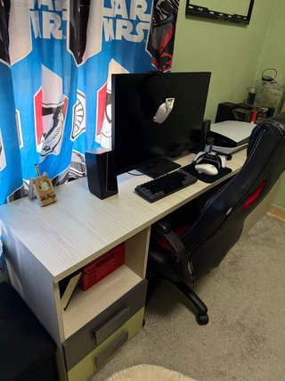 Cama nido con escritorio 90x200
