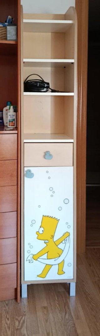 Mueble columna baño