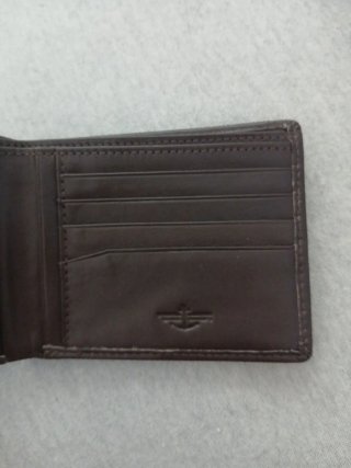 Cartera Dockers Marrón Cuero