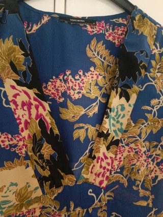 Blusa estampada Vero Moda azul