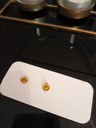 Pendientes estrella Vinuesa rosa