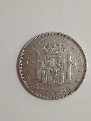 Lote de 10 monedas españolas de plata.