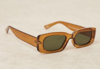 Occhiali da sole da donna marroni e verdi