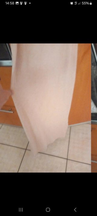 Vestito lungo Bershka beige veste anche s