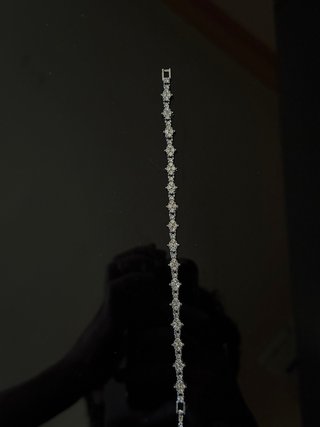 Bracciale tennis zirconi acciaio inox