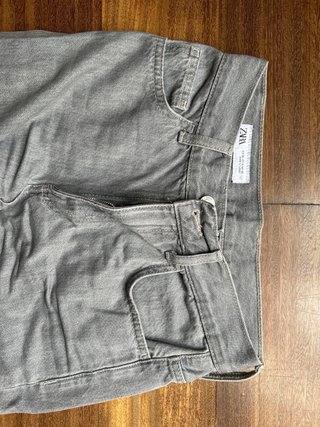 Pantalón vaquero campana azul