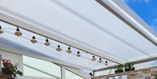 Pérgola de aluminio estructura