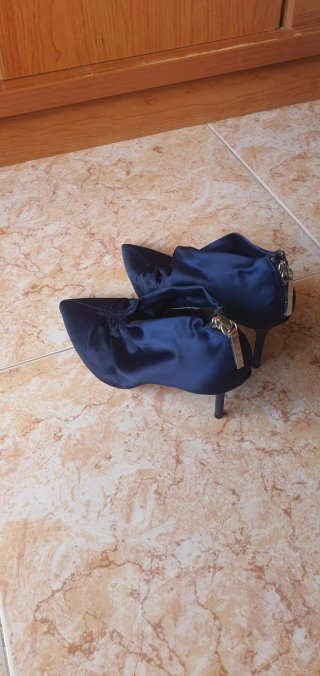 Botines Zara Azul Talla 38