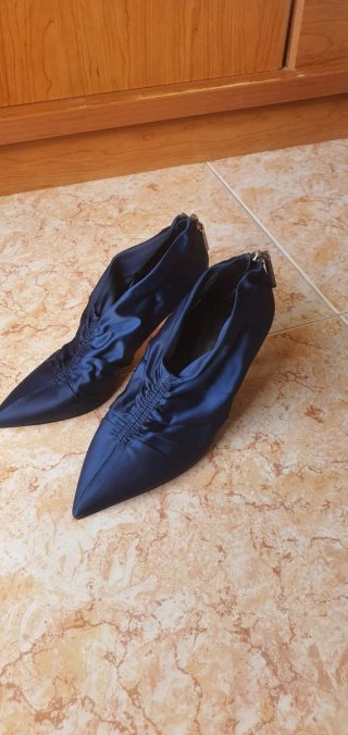 Botines Zara Azul Talla 38