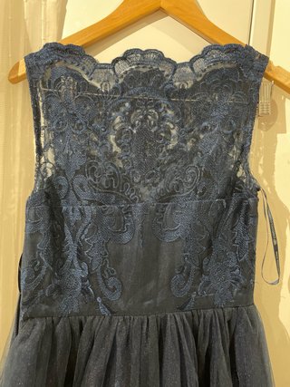Vestido de fiesta azul