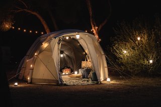 Tienda de campaña familiar 4 personas hinchable Quechua