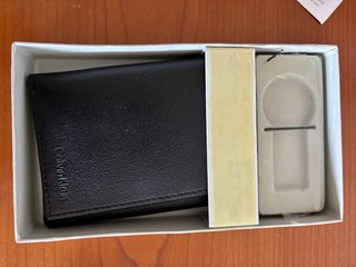 Cartera Calvin Klein Piel Negra Hombre