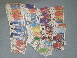 Cromos colección Panini del año 21/22