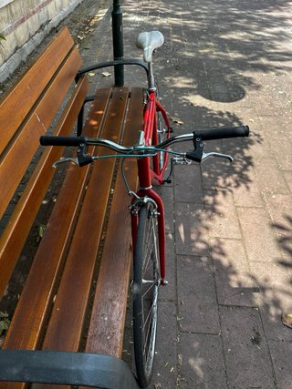 Bicicleta Fixie Roja Clásica