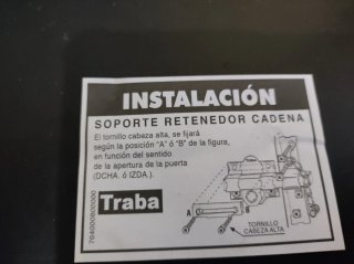 Cerrojo de seguridad Traba