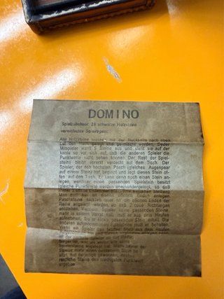 Dominó Antiguo Oriental de Madera (Completo