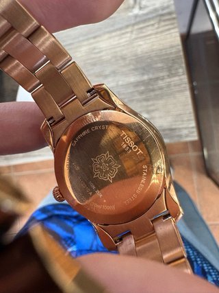 Tissot T-Wave Mujer Oro/Gris