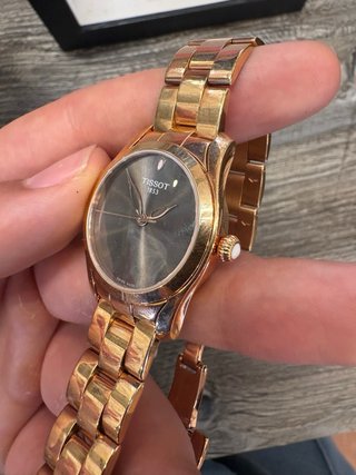 Tissot T-Wave Mujer Oro/Gris
