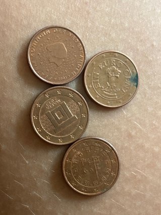 Colección 4 monedas euro