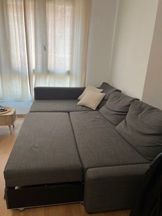 Sofá Cama Chaiselongue FRIHETEN Gris