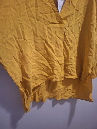 Camisa Zara Amarilla Talla XS nueva