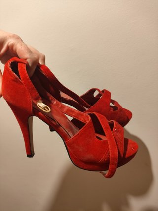 Zapatos de fiesta rojos Talla 38