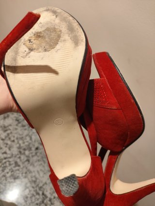 Zapatos de fiesta rojos Talla 38