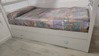 Cama infantil casita con cajones