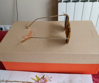 Occhiali da sole donna UV400 con aste metalliche
