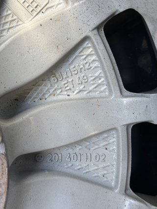 5 Llantas Mercedes 190 W201