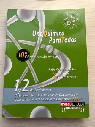 Una química para todos Academia Osorio