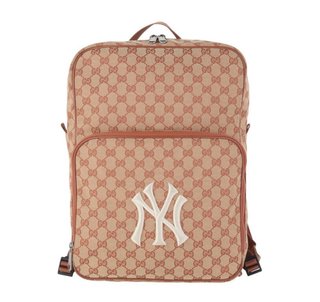 Mochila Gucci x NY Beige/Marrón