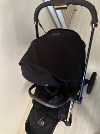 Carro Cybex Priam Negro/Oro Rosa