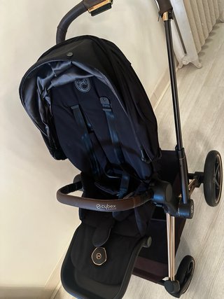 Carro Cybex Priam Negro/Oro Rosa
