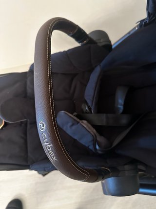 Carro Cybex Priam Negro/Oro Rosa