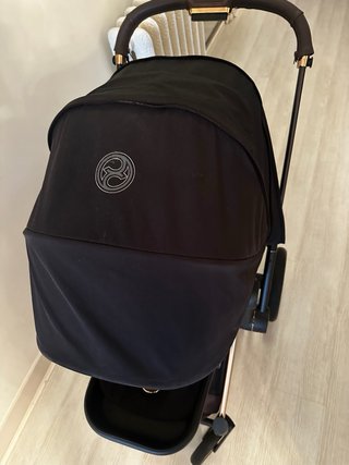 Carro Cybex Priam Negro/Oro Rosa